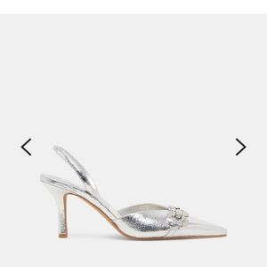 DV by Dolce Vita Silver Stiletto Heels
